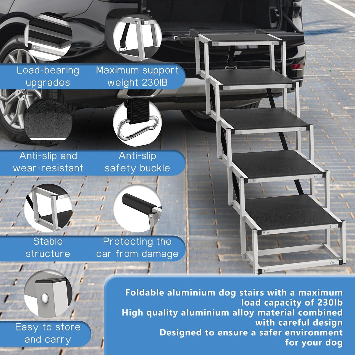 Folding Dog Stairs